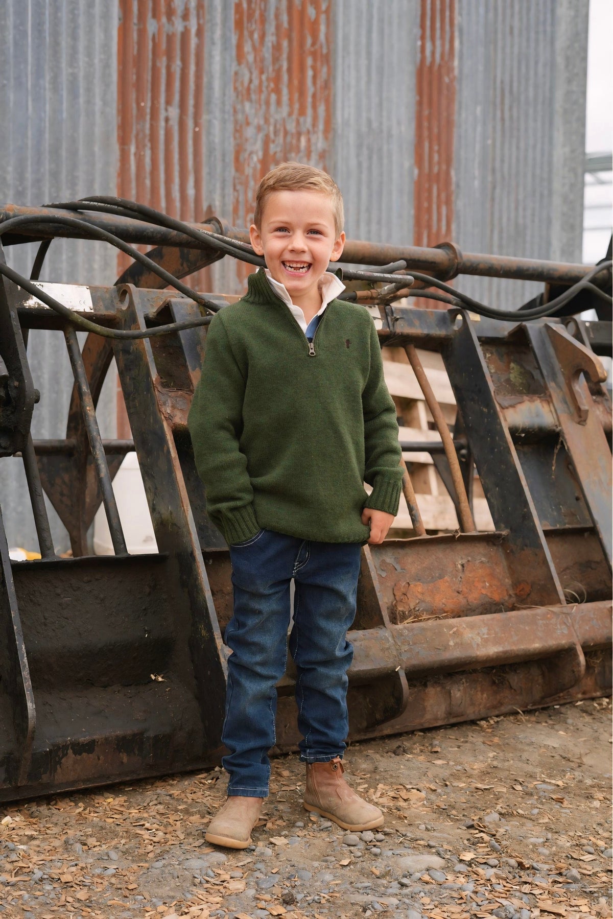 NZ Made Wool Charlie Knit